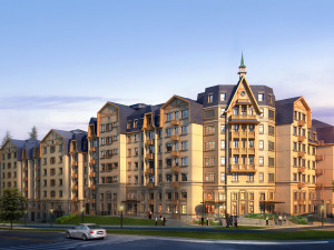 hotel building 019 Model 3D
