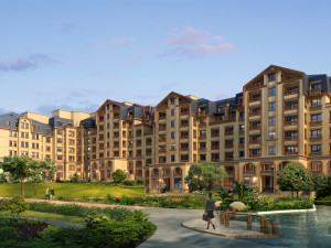 hotel building 019 Model 3D