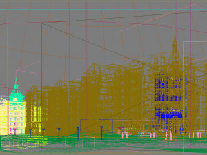 hotel building 019 Model 3D