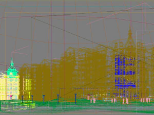 hotel building 019 3D Model