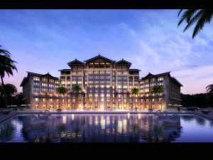 hotel building 022 3D Model
