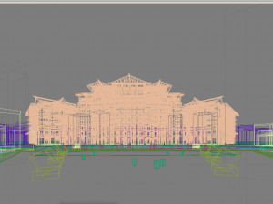 hotel building 022 3D Model