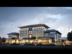 hotel building 024 3D-Modell