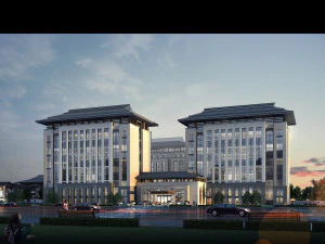 ホテルの建物025 3Dモデル