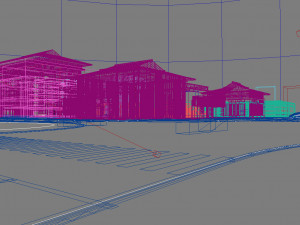 hotel building 025 3D Model
