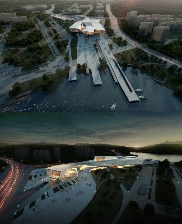 museum 03 3D Model .c4d .max .obj .3ds .fbx .stl .blend 