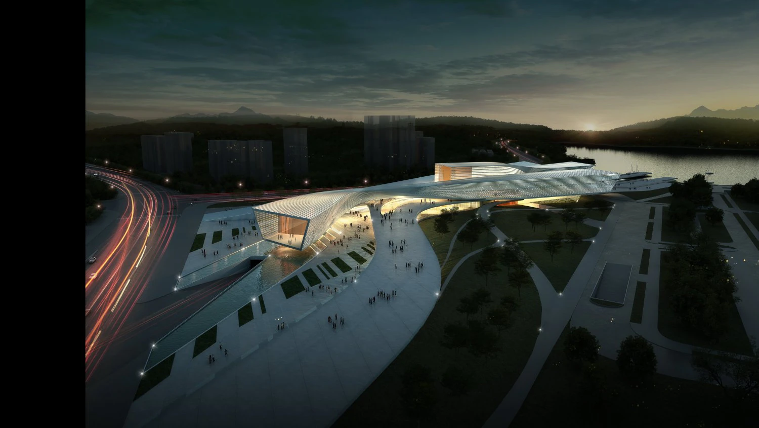 museum 04 3D Model .c4d .max .obj .3ds .fbx .stl .blend 