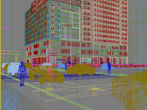 office building 001 3D मॉडल