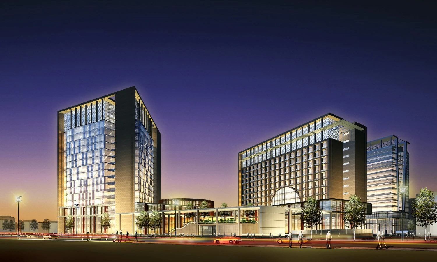 office building 002 3D Model .c4d .max .obj .3ds .fbx .stl .blend 