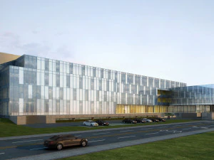 pr&eacute;dio de escrit&oacute;rios 004 Modelo 3D