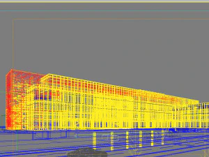 edificio de oficinas 004 Modelo 3D