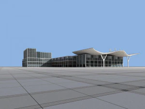 office building 006 3D Model