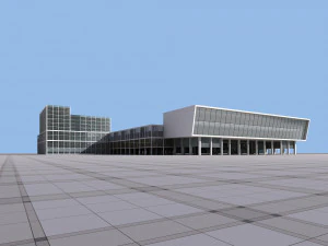 office building 006 3D Model
