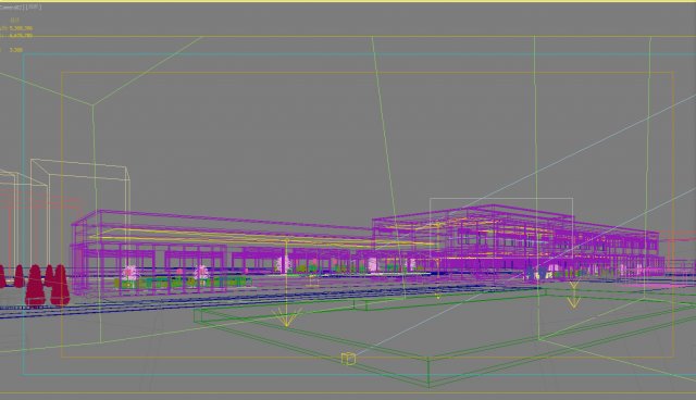 office building 007 3D 模型 .c4d .max .obj .3ds .fbx .stl .blend 