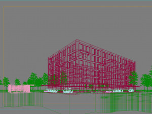 office building 008 3D 模型