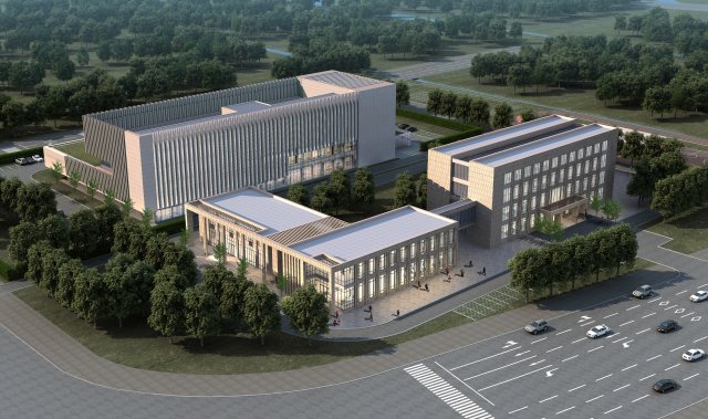 office building 011 3D 模型 .c4d .max .obj .3ds .fbx .stl .blend 