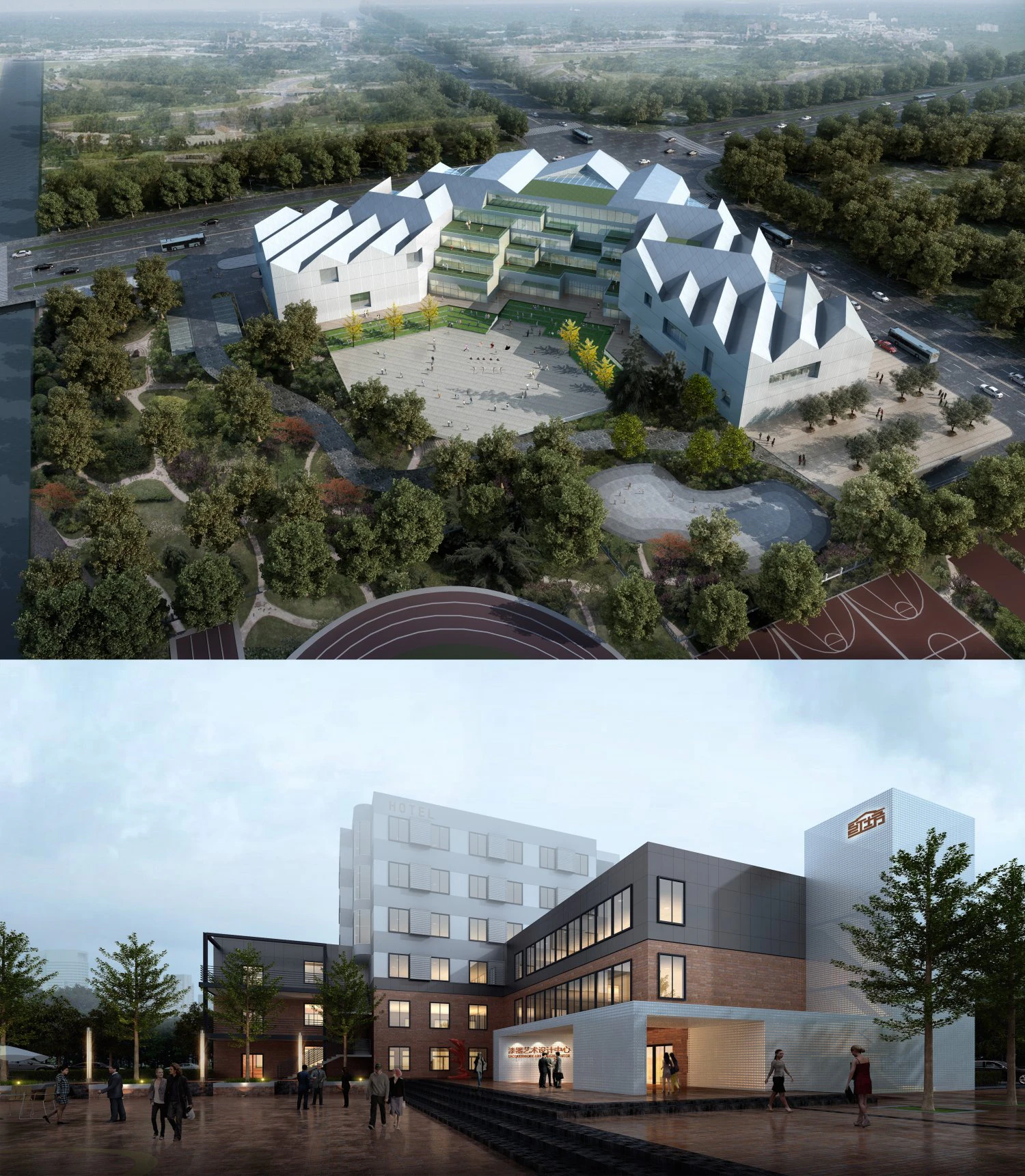 office building 014 3D Model .c4d .max .obj .3ds .fbx .stl .blend 