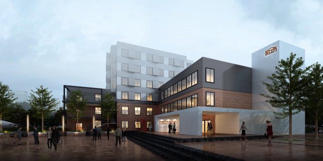 office building 015 Model 3D .c4d .max .obj .3ds .fbx .stl .blend 