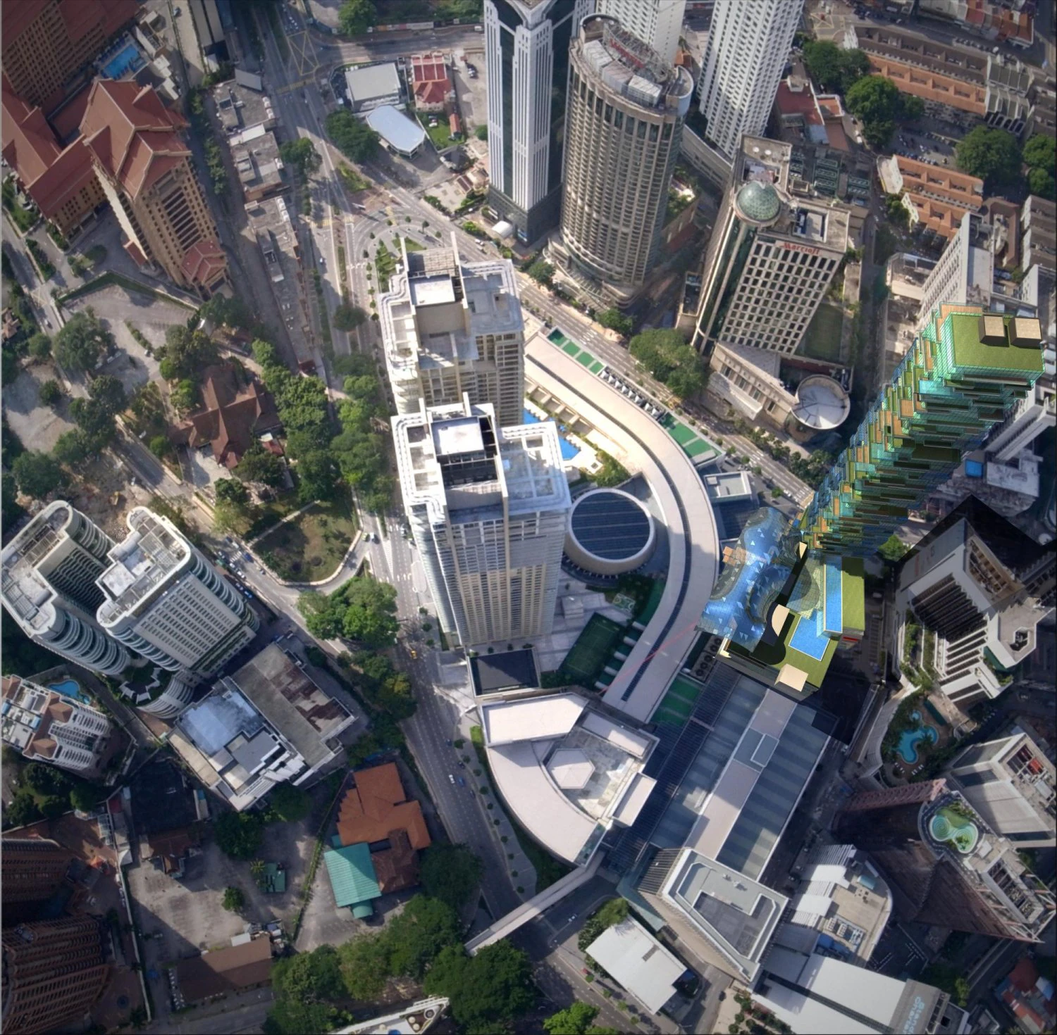office skyscraper building 005 3D Model .c4d .max .obj .3ds .fbx .stl .blend