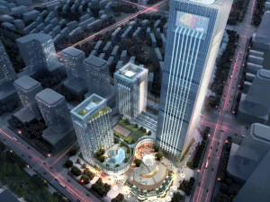 edif&iacute;cio de arranha-c&eacute;u de escrit&oacute;rio 006 Modelo 3D