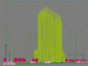 office skyscraper building 010 3D Model