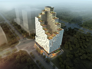 office skyscraper building 011 Modelo 3D