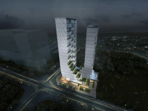 office skyscraper building 011 3D Model