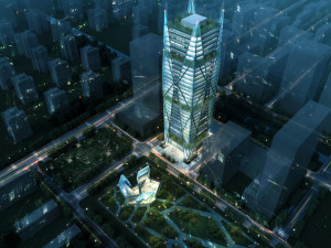 office skyscraper building 013 Modello 3D