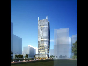 office skyscraper building 013 3D Model