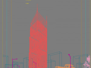 office skyscraper building 013 Modello 3D