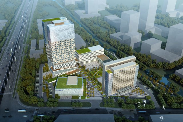 office skyscraper building 015 3D Model .c4d .max .obj .3ds .fbx .stl .blend 