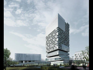 office skyscraper building 015 3D Model