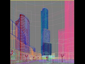 city big cityscape high001 Modelo 3D