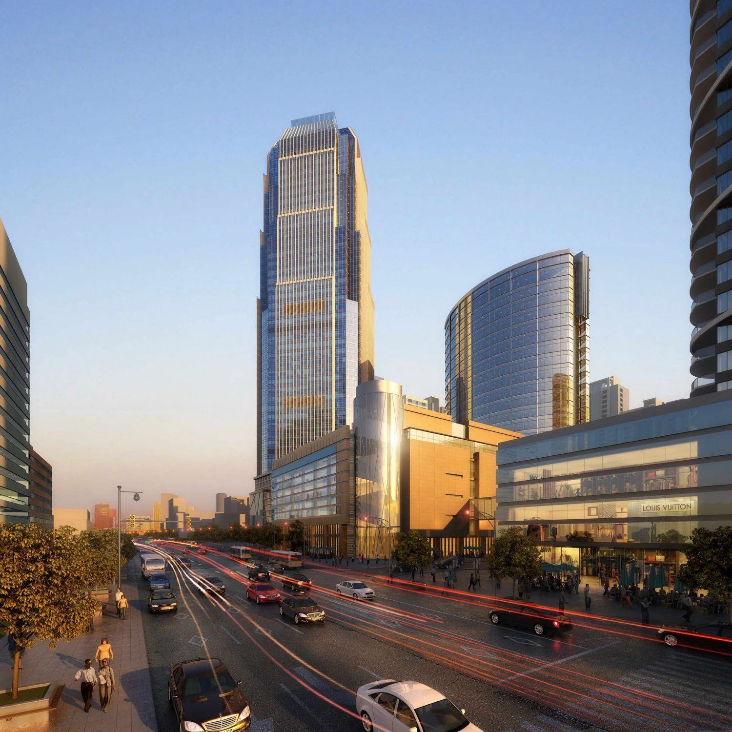 city big cityscape high002 3D Model .c4d .max .obj .3ds .fbx .stl .blend