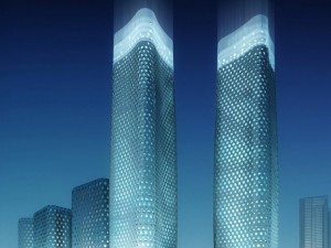 skyscraper city scene 004 Model 3D