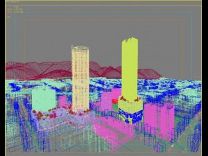 city scene 005 Model 3D