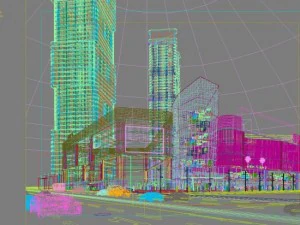 city big cityscape high009 3D Model