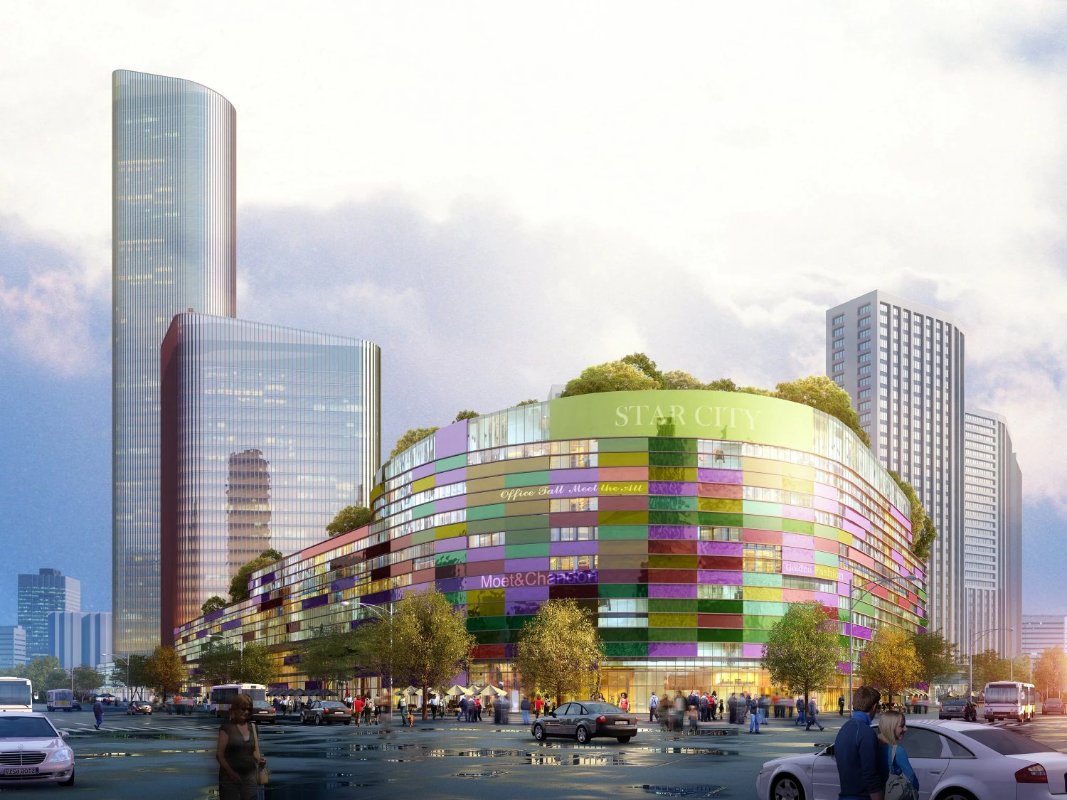 city big cityscape high010 3D Model .c4d .max .obj .3ds .fbx .stl .blend