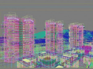 city big cityscape high011 3D Model