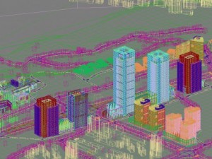 city big cityscape high012 3D 模型