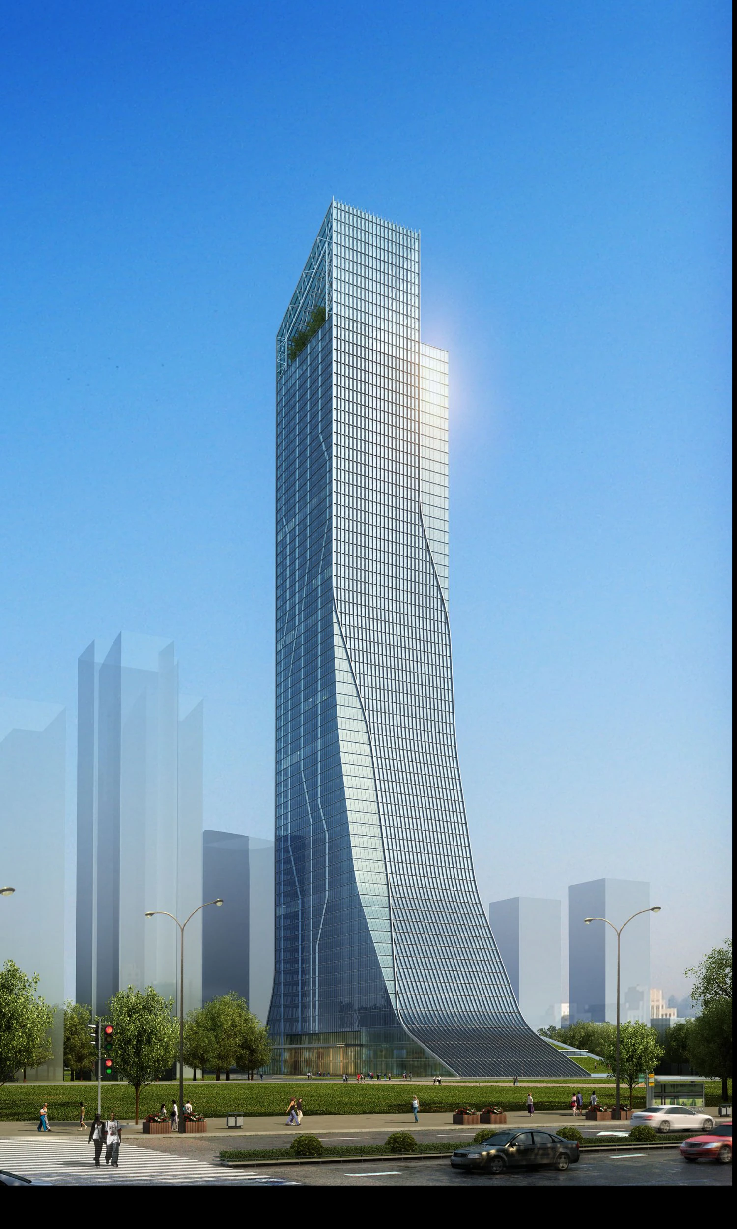 city big cityscape high013 3D Model .c4d .max .obj .3ds .fbx .stl .blend