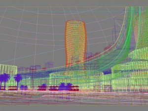 city big cityscape high014 3D-Modell