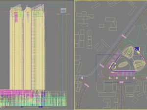 city big cityscape high015 Modello 3D