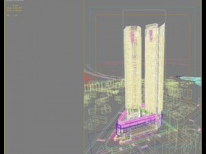 city big cityscape high015 Modello 3D