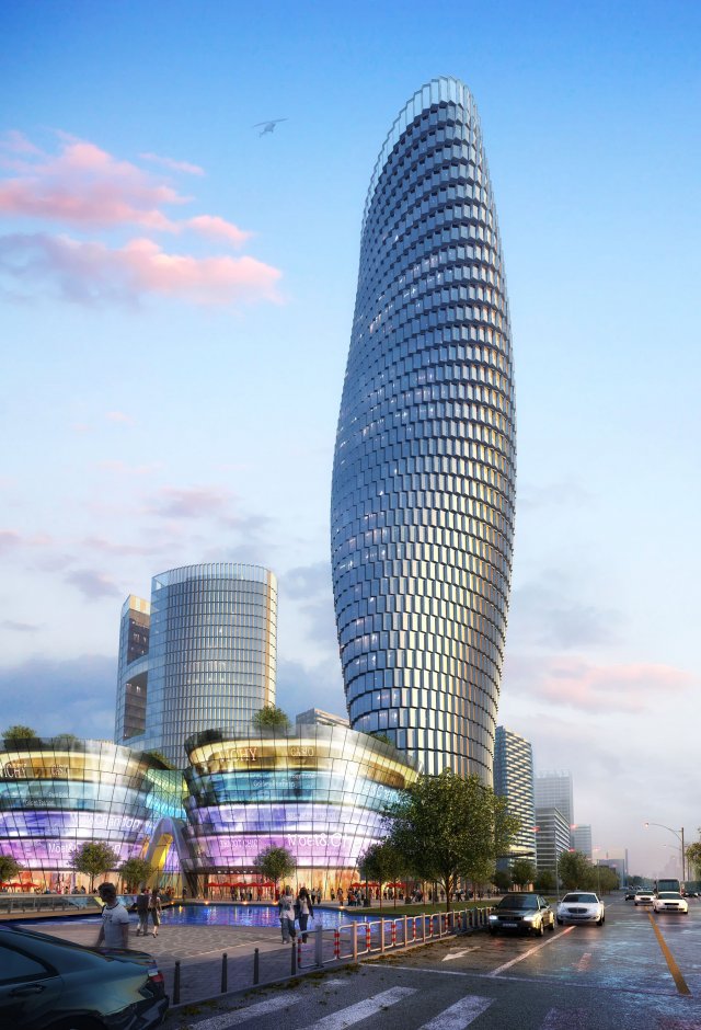 city big cityscape high016 3D Model .c4d .max .obj .3ds .fbx .stl .blend 