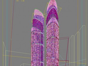 city big cityscape high017 3D मॉडल