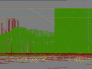 शहर बड़ा सिटीस्केप हाई018 3D मॉडल