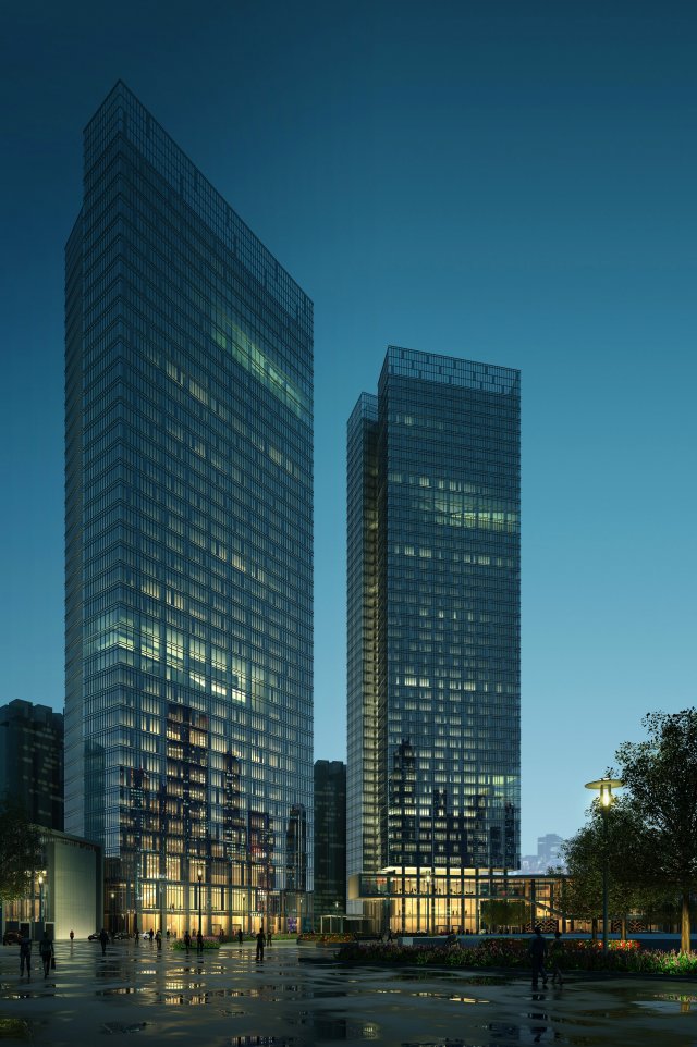 city big cityscape high019 3D-Modell .c4d .max .obj .3ds .fbx .stl .blend 