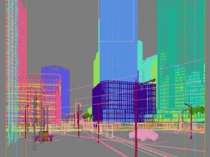city big cityscape high020 3D Model