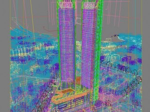 city big cityscape high021 3D Модель